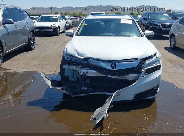 19UUB2F75HA006301 2017 ACURA TLX Белый Вид щитка приборов