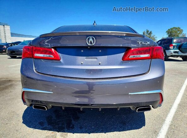 19UUB2F77JA002854 2018 ACURA TLX Gray Вид ззаду