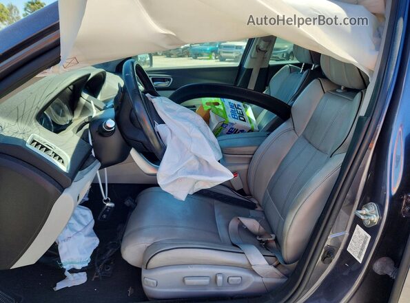 19UUB2F77JA002854 2018 ACURA TLX Gray Вид салону спереду