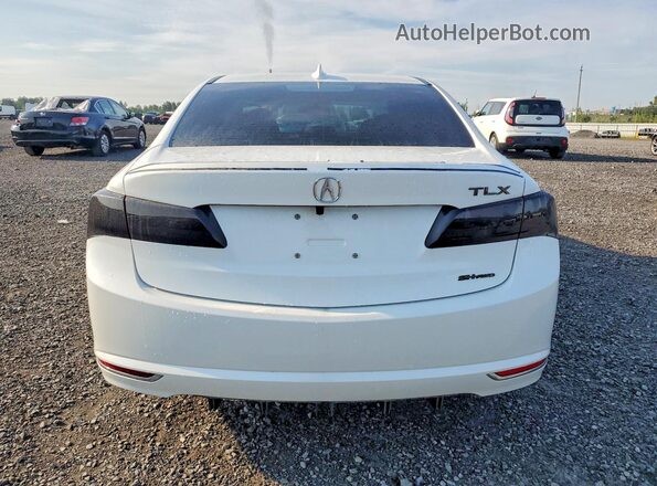 19UUB3F39HA800530 2017 ACURA TLX Белый Вид сзади