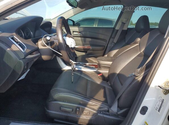19UUB3F39HA800530 2017 ACURA TLX Белый Вид салона спереди