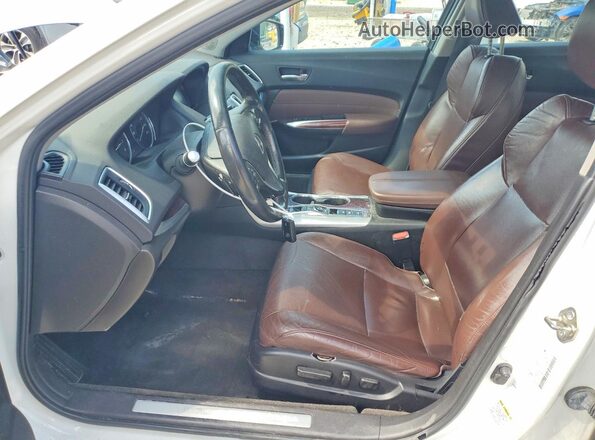 19UUB3F55GA002655 2016 ACURA TLX White წინა სალონის ხედი