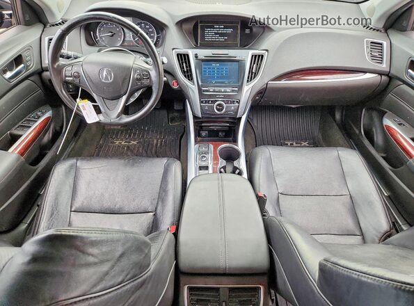 19UUB3F72GA000136 2016 ACURA TLX Gray წინა პანელის ხედი