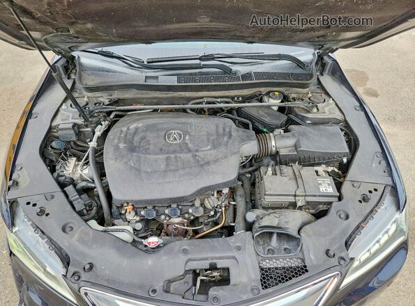 19UUB3F72GA000136 2016 ACURA TLX Gray უკანა სალონის ხედი