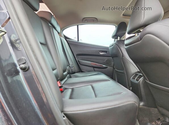 19UUB3F72GA000136 2016 ACURA TLX Gray უკანა სავარძლების ხედი