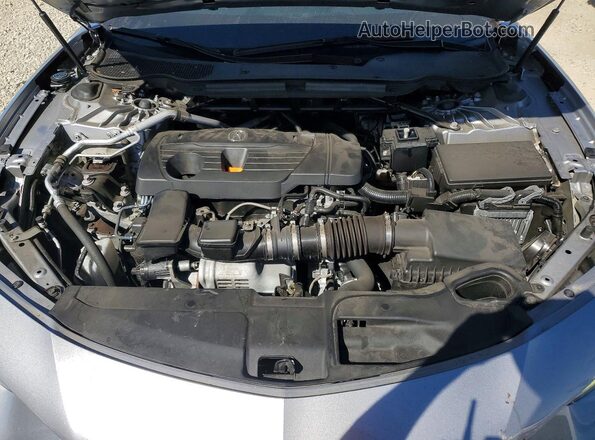 19UUB5F35MA015508 2021 ACURA TLX Silver Widok wnętrza z tyłu
