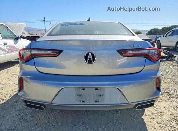 19UUB5F35MA015508 2021 ACURA TLX Silver Widok z tyłu