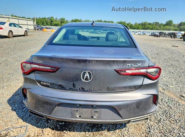 19UUB5F35PA003802 2023 ACURA TLX Gray უკანა ხედი