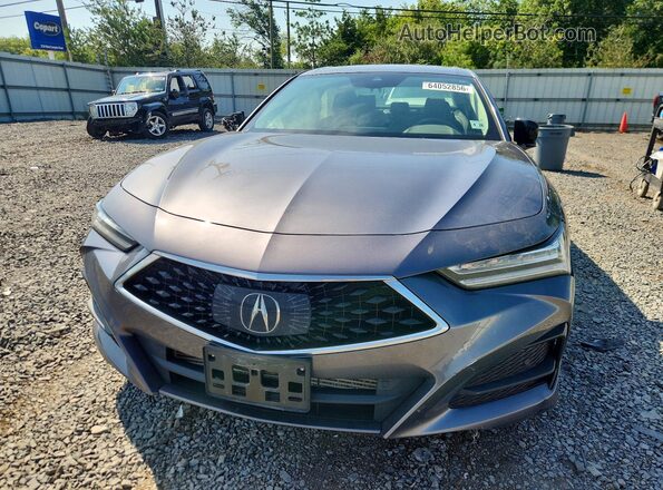 19UUB5F35PA003802 2023 ACURA TLX Gray წინა ხედი