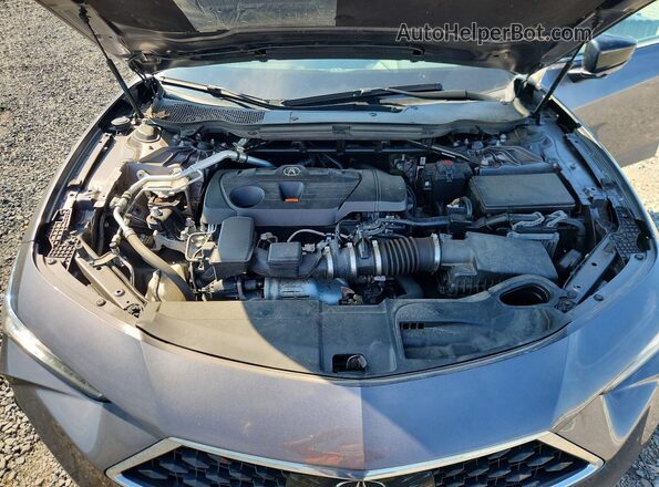 19UUB5F35PA003802 2023 ACURA TLX Gray უკანა სალონის ხედი