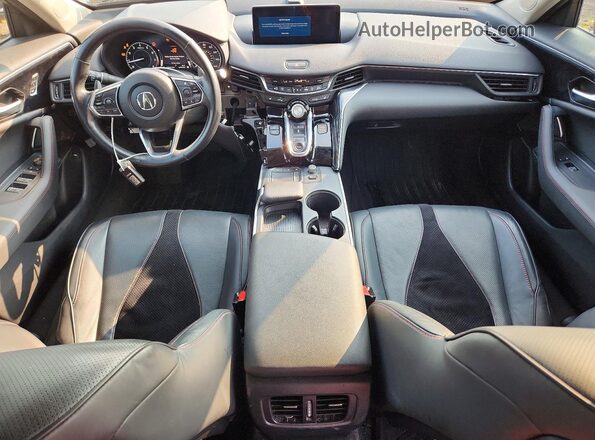 19UUB5F38MA007385 2021 ACURA TLX Gray Вид панелі приладів