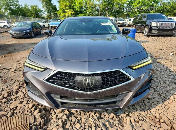 19UUB5F38MA007385 2021 ACURA TLX Gray Вид спереду