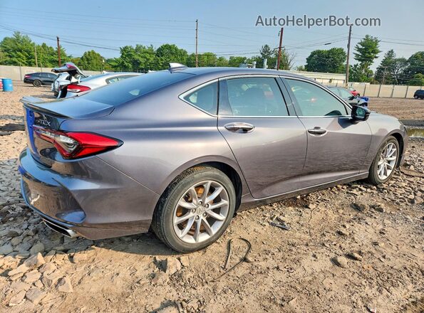 19UUB5F38MA007385 2021 ACURA TLX Gray Задня права чверть