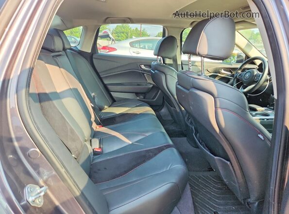 19UUB5F38MA007385 2021 ACURA TLX Gray Вид задніх сидінь