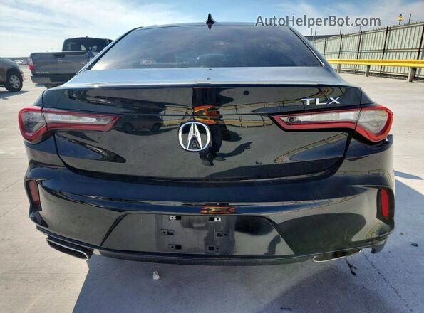 19UUB5F3XMA016587 2021 ACURA TLX Black Widok z tyłu