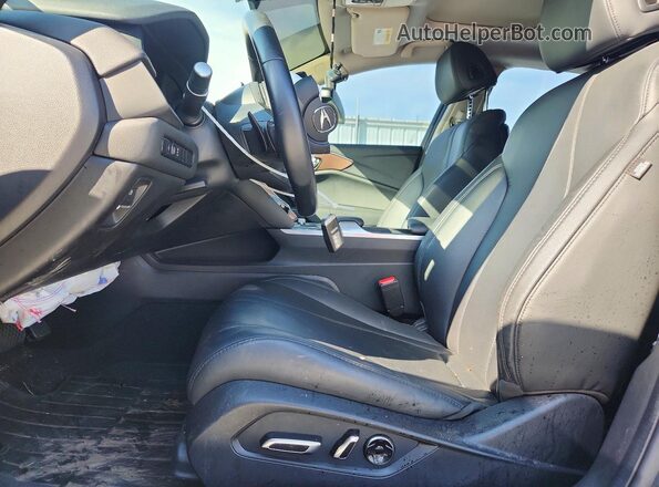 19UUB5F3XMA016587 2021 ACURA TLX Black Widok wnętrza z przodu