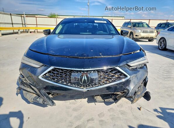 19UUB5F3XMA016587 2021 ACURA TLX Black Widok z przodu