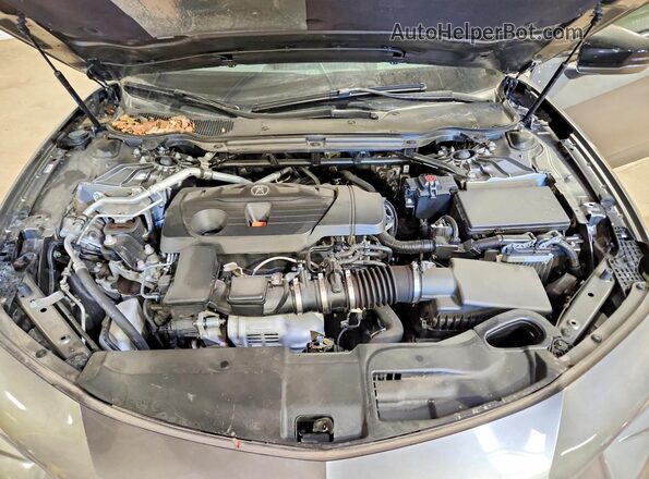 19UUB5F43SA000205 2025 ACURA TLX Gray Widok wnętrza z tyłu