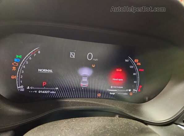 19UUB5F43SA000205 2025 ACURA TLX Gray Widok zestawu wskaźników