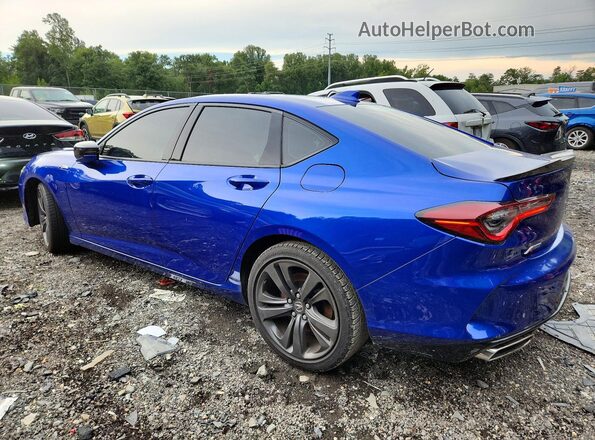 19UUB5F54MA008079 2021 ACURA TLX Синий Задняя левая четверть