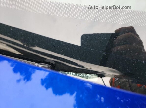 19UUB5F54MA008079 2021 ACURA TLX Синий Вид подкапотного пространства