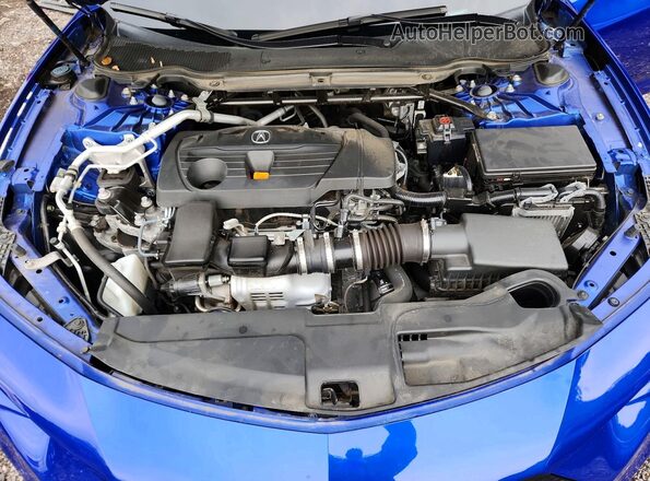 19UUB5F54MA008079 2021 ACURA TLX Синий Вид задней части салона