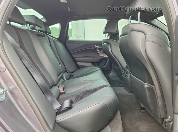 19UUB5F56NA004665 2022 ACURA TLX Gray უკანა სავარძლების ხედი