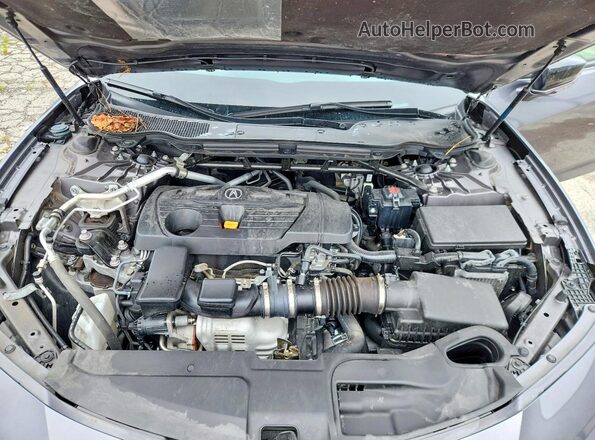 19UUB5F56NA004665 2022 ACURA TLX Gray უკანა სალონის ხედი