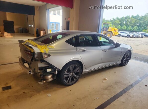 19UUB6F5XMA004494 2021 ACURA TLX Silver Trasero derecho