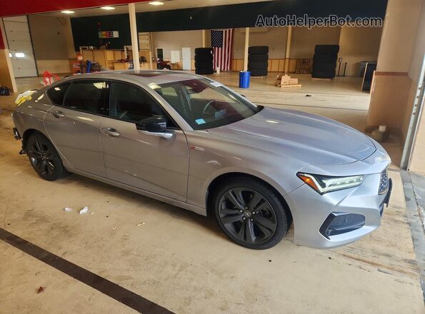 19UUB6F5XMA004494 2021 ACURA TLX Silver Delantero derecho