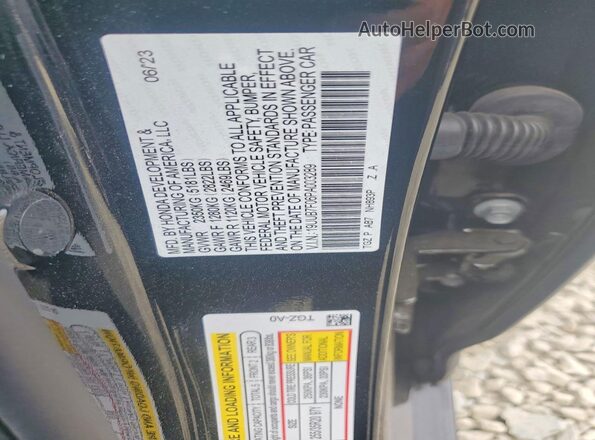 19UUB7F06PA003289 2023 ACURA TLX Черный Вид подкапотного пространства