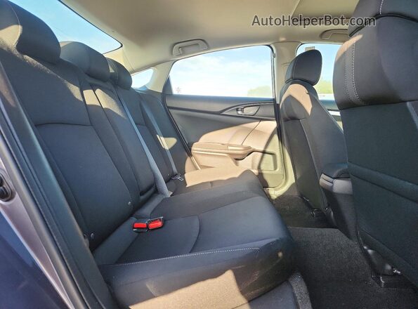 19XFC1F31LE009021 2020 HONDA CIVIC Gray უკანა სავარძლების ხედი