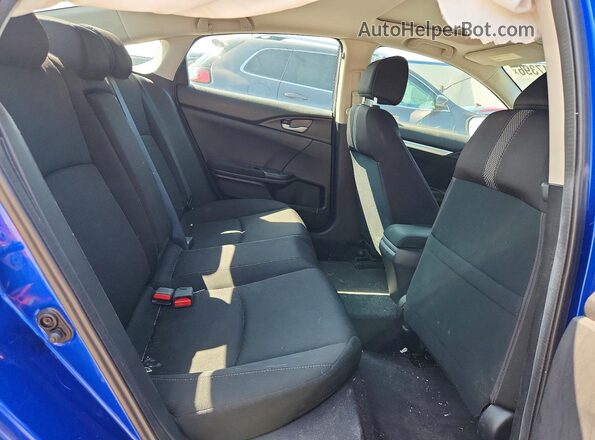 19XFC1F33KE202768 2019 HONDA CIVIC Blue Vista de los asientos traseros
