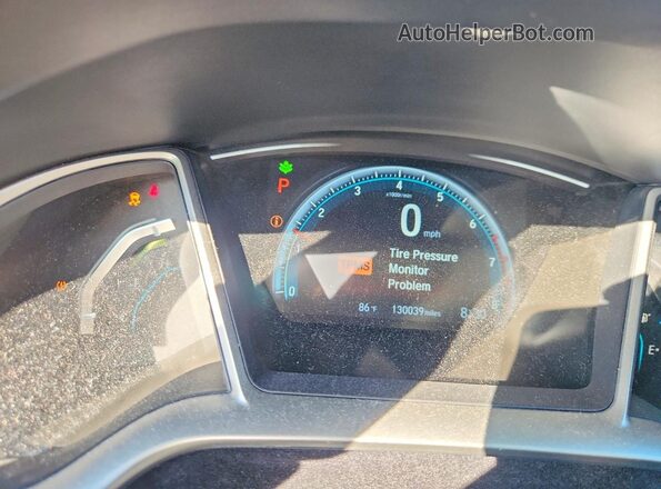 19XFC1F34GE025297 2016 HONDA CIVIC Gray Instrument cluster view
