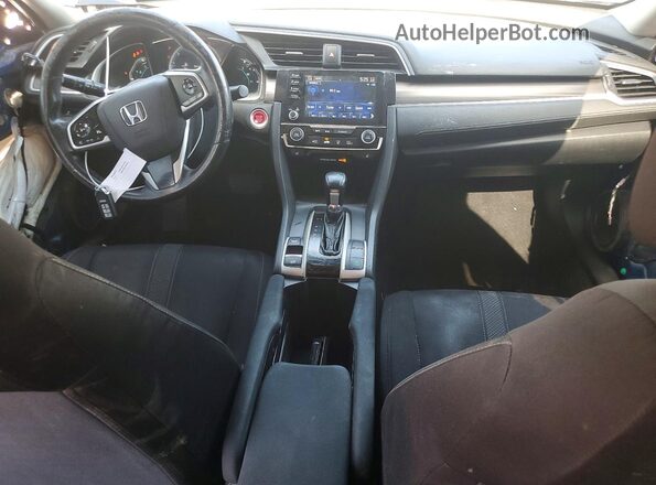 19XFC1F34KE004409 2019 HONDA CIVIC Синий Вид панели приборов