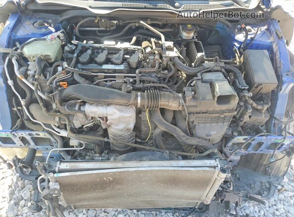 19XFC1F34KE004409 2019 HONDA CIVIC Синий Вид задней части салона