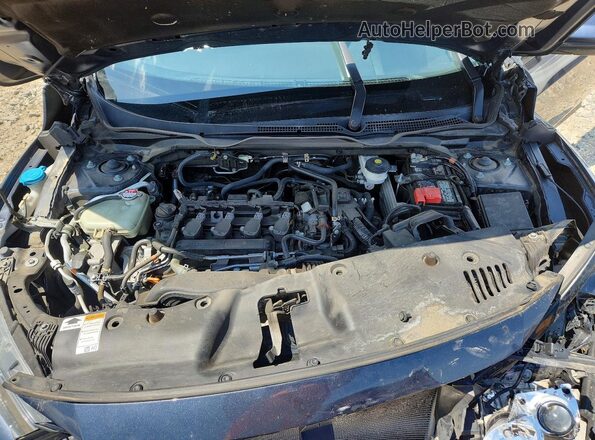 19XFC1F35ME207926 2021 HONDA CIVIC Синий Вид задней части салона