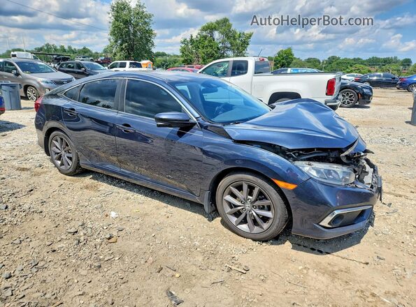 19XFC1F35ME207926 2021 HONDA CIVIC Синий Передняя правая четверть