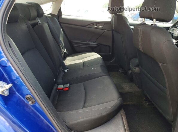 19XFC1F36GE016195 2016 HONDA CIVIC Blue Вид задніх сидінь