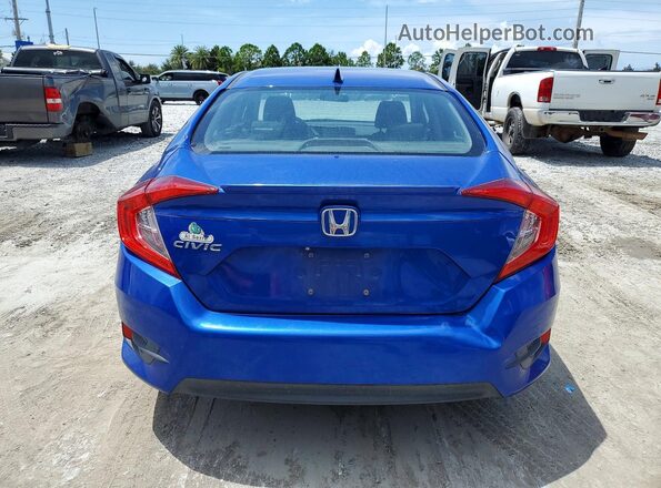 19XFC1F36GE016195 2016 HONDA CIVIC Blue Вид ззаду