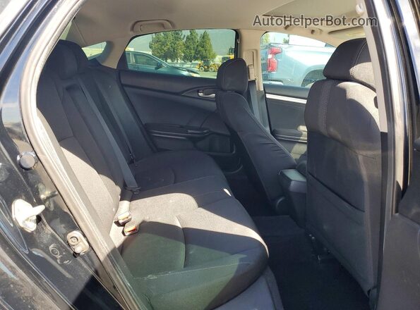 19XFC1F37KE214728 2019 HONDA CIVIC Black Vista de los asientos traseros