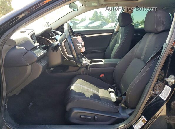 19XFC1F37KE214728 2019 HONDA CIVIC Black Vista interior delantera