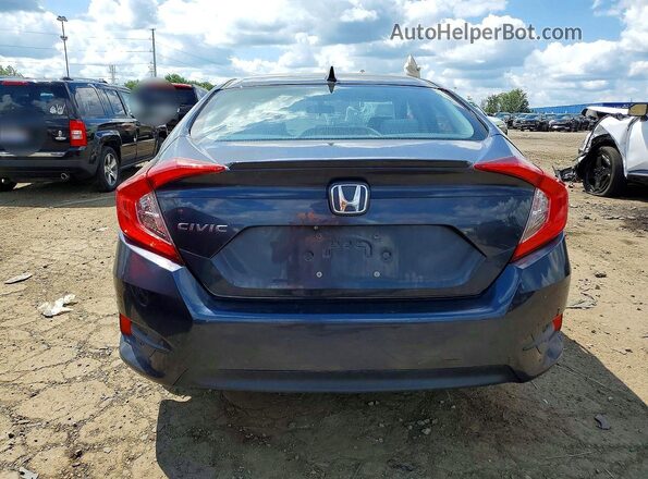 19XFC1F38GE208413 2016 HONDA CIVIC Blue Vista trasera
