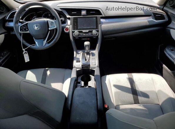 19XFC1F38GE208413 2016 HONDA CIVIC Blue Vista del salpicadero