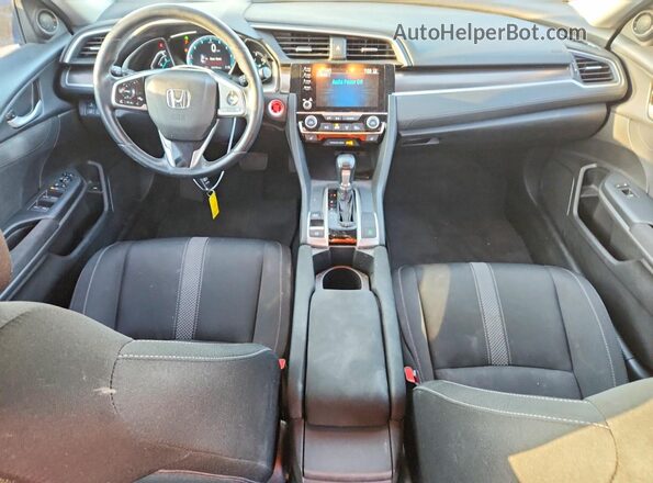19XFC1F3XKE016709 2019 HONDA CIVIC Blue Dashboard view
