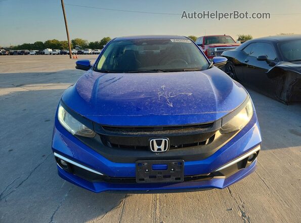 19XFC1F3XKE016709 2019 HONDA CIVIC Blue Front view