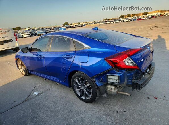 19XFC1F3XKE016709 2019 HONDA CIVIC Blue Rear left