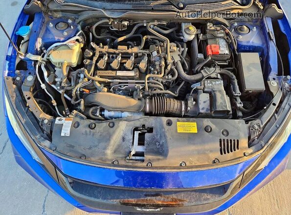 19XFC1F3XKE016709 2019 HONDA CIVIC Blue Rear interior view