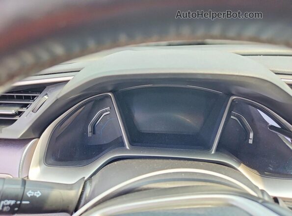 19XFC1F70HE208362 2017 HONDA CIVIC White Vista del cuadro de instrumentos
