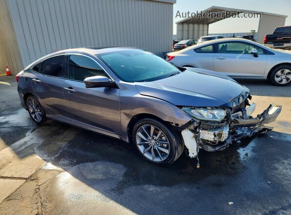 19XFC1F72LE213877 2020 HONDA CIVIC Gray Przód prawy